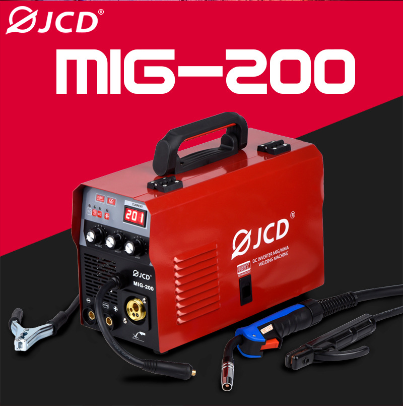MIG-200一体式家用手提式无气二保焊机电焊机直流氩弧焊机三用机    6974865200858