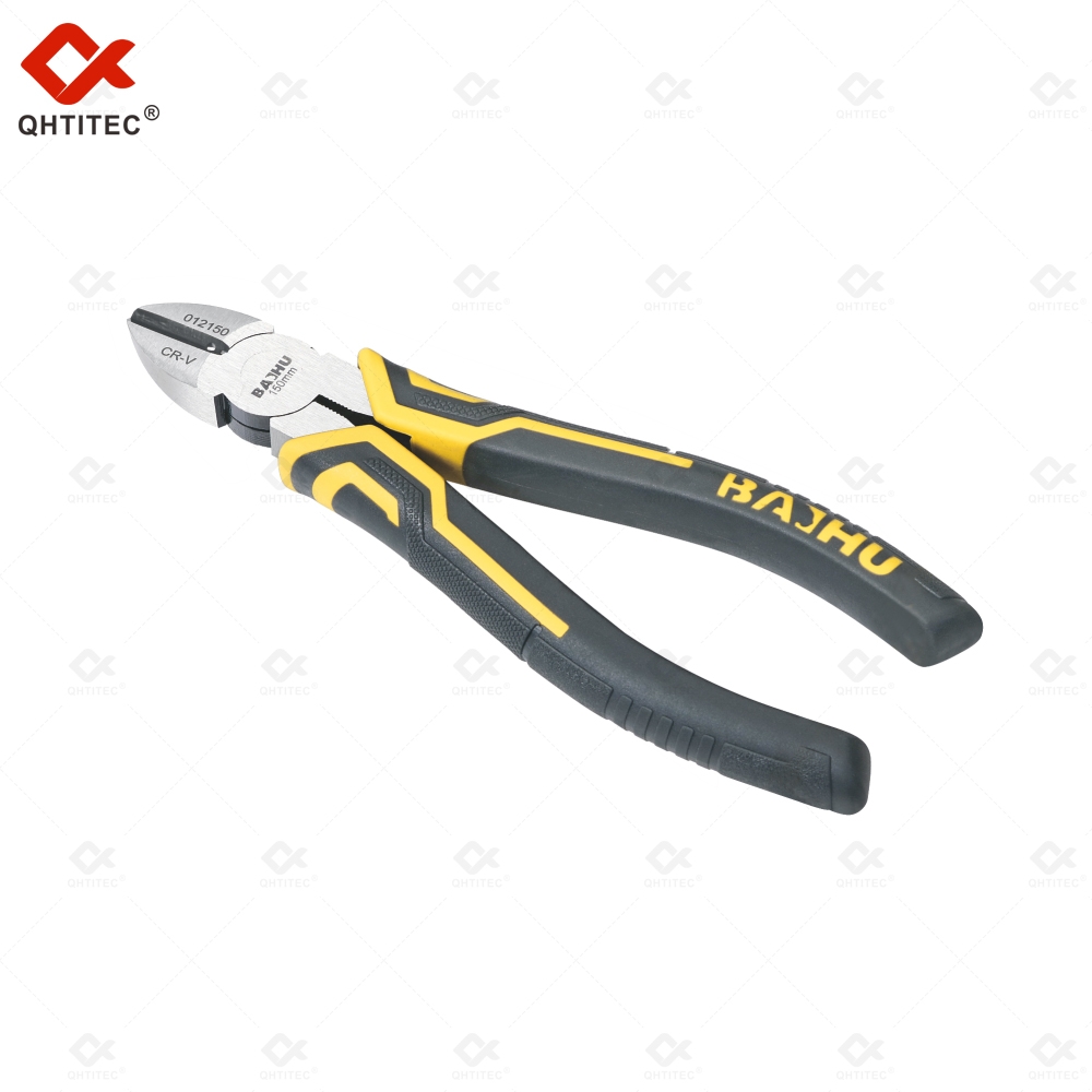 Japanese style slanted nose pliers with eccentric core and energy-saving012150