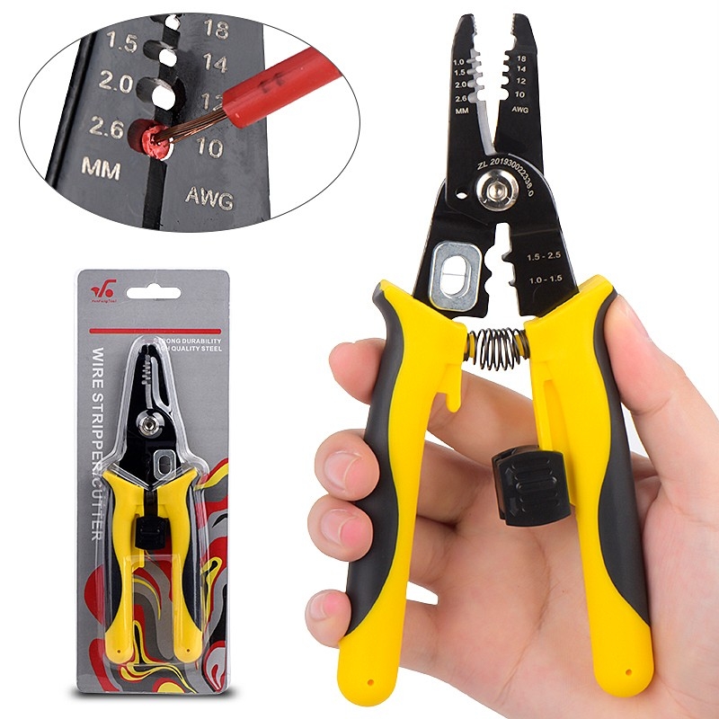 Multi-function086Wire cutters for cable stripping