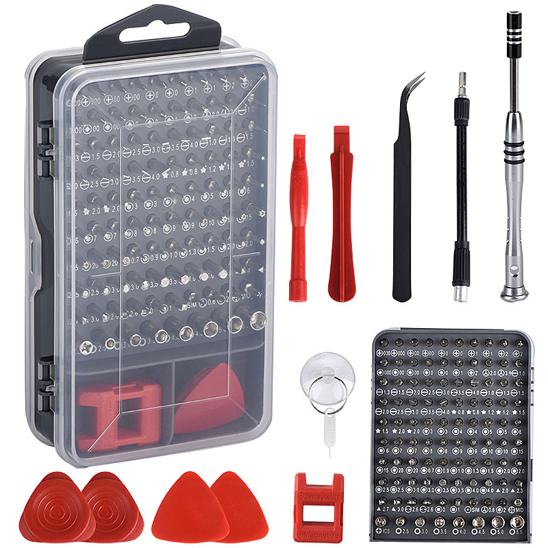 THSD-102  115Unity Clock and mobile phone disassembly cross shaped chromium vanadium steel multi-functional combination screwdriver set  6974865200773