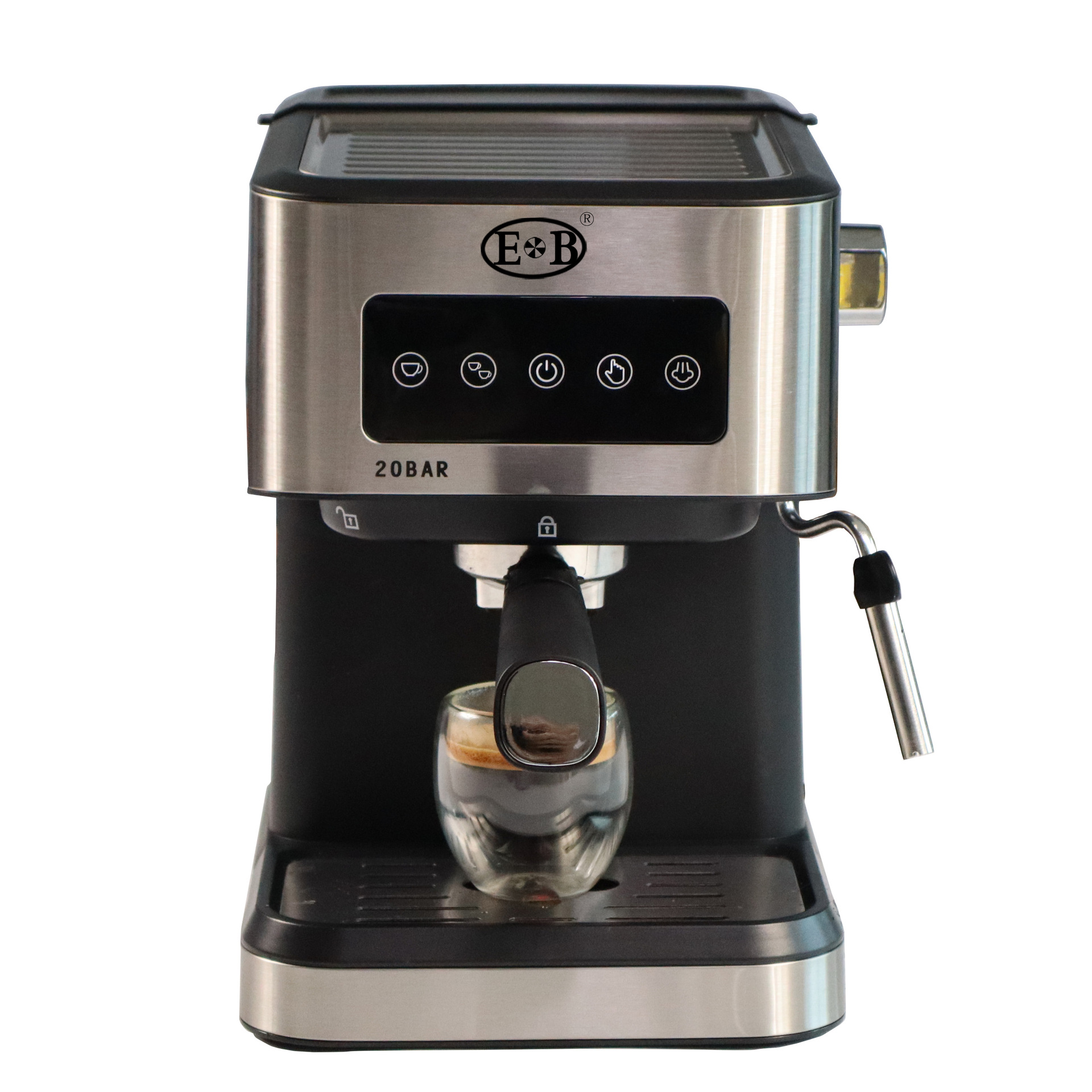 CM-3000热销家用咖啡机小型意式半自动110V海外可打奶泡           6974865217504