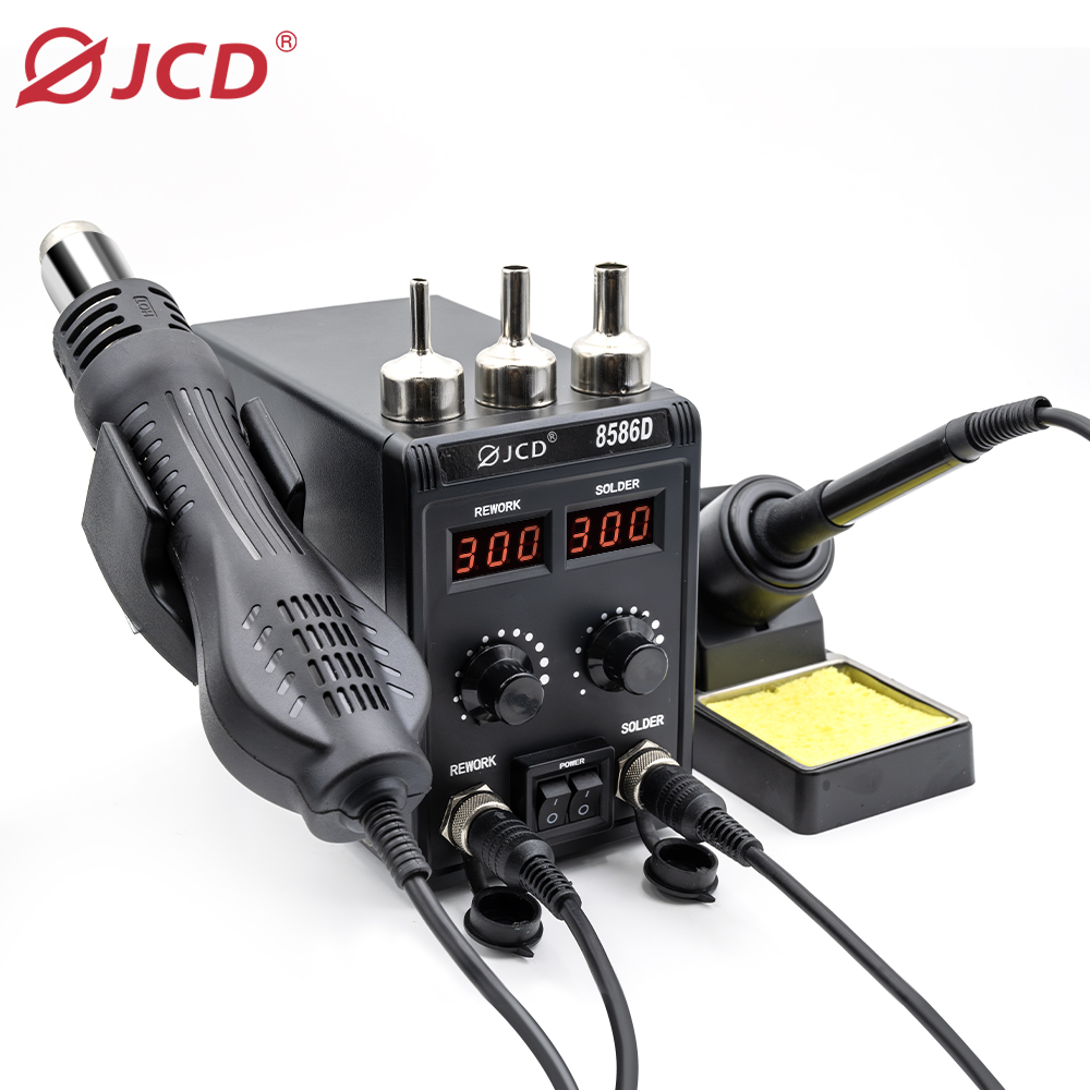 8586D-B Hot air gun soldering iron two-in-one welding station 6974865209639/6974865200292/6974865200308/6974865200315